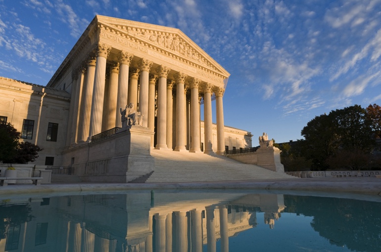 Photo of the Supreme Court building.